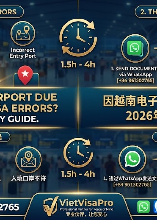 Stuck at the Airport Due to Vietnam E-visa Errors? 2026 Emergency Guide