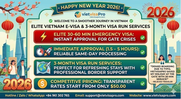 Vietnam Visa 2026: Elite 30-60 Min Approval & Professional Visa Run Vietnam Visa 2026: Elite 30-60 Min Approval & Professional Visa Run