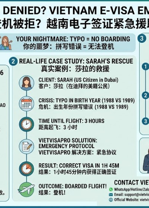 Stuck at the Airport Due to Vietnam E-visa Errors? 2026 Emergency Guide