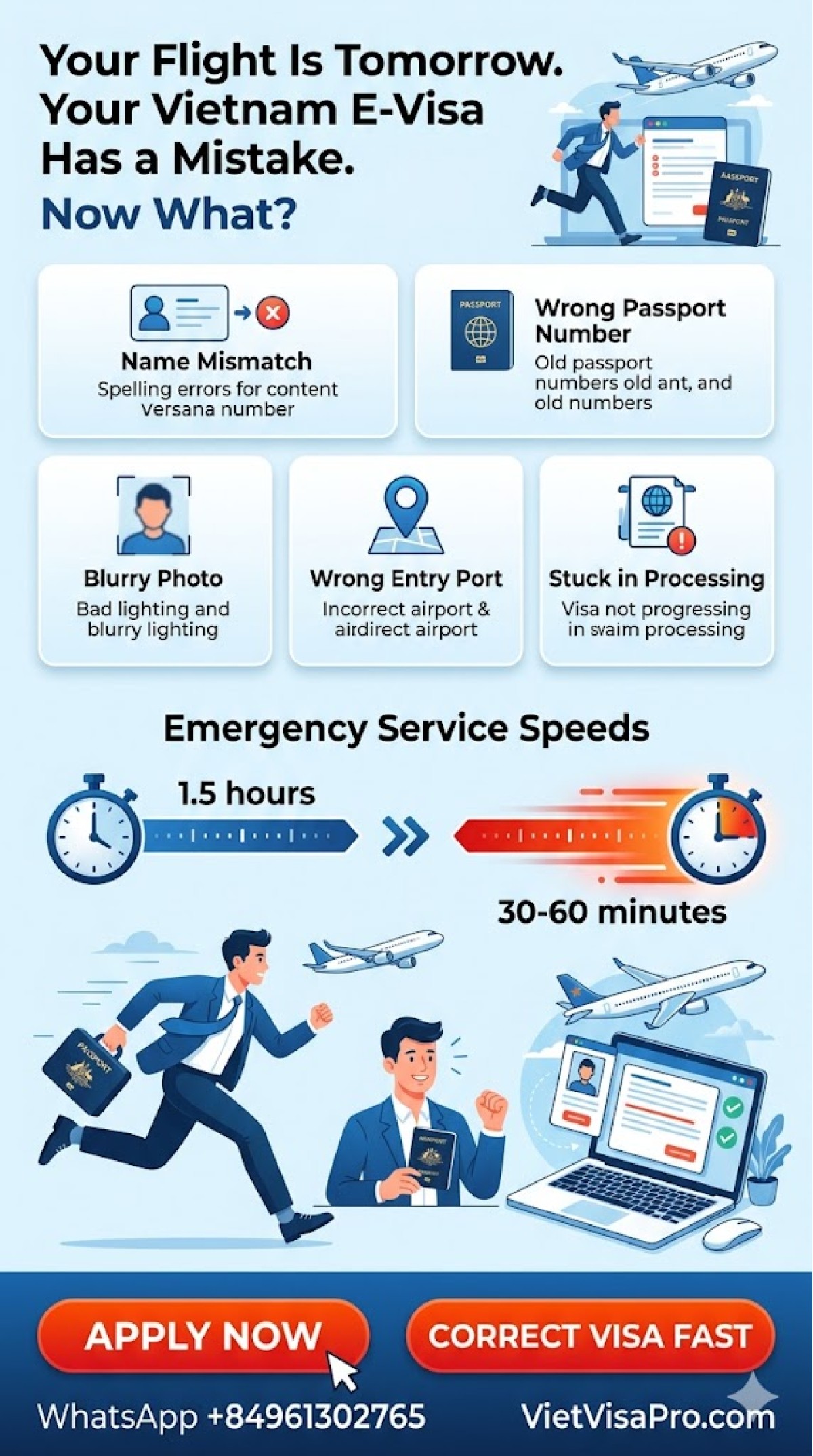 Vietnam E-Visa Error or Rejection? Get It Fixed Fast — Even at the Airport