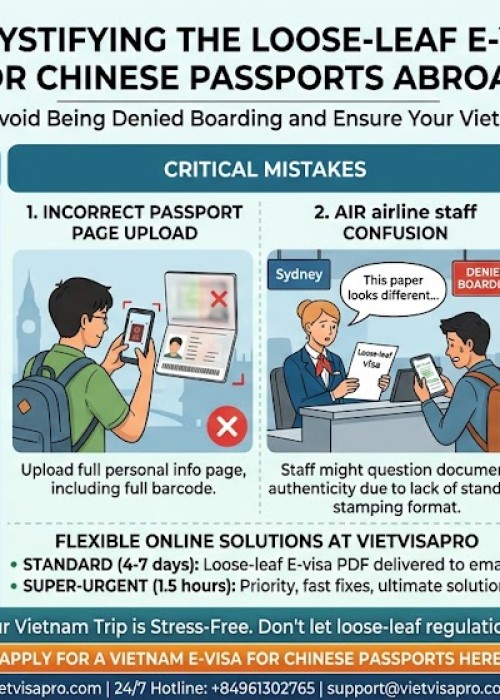 Demystifying the Loose-Leaf E-Visa for Chinese Passports Abroad: How to Avoid Being Denied Boarding?