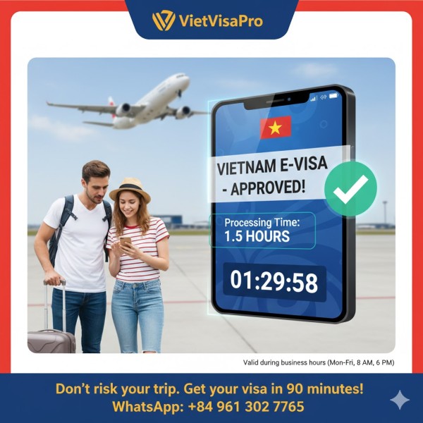 Emergency Vietnam E-visa: Get Results in Just 1.5 Working Hours